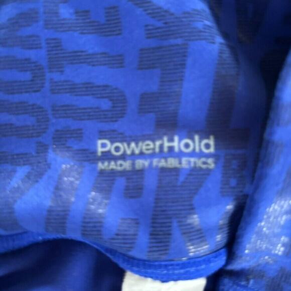 Fabletics Leggings Womens XS PowerHold Blue Athletic Gym Running Activewear - Picture 5 of 14